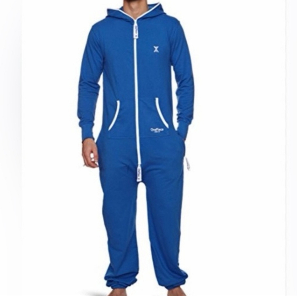 Onepiece Blue Men's Jumpsuit